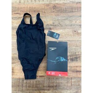 Speedo Super Pro Black One Piece Youth Swimming Girls 10 26 Powerflex Eco 819001